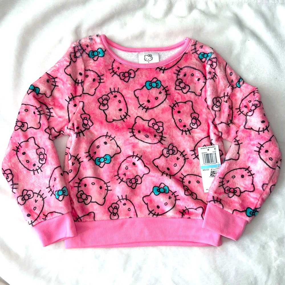 Hello Kitty girls fluffy sweater - Picture 2 of 3
